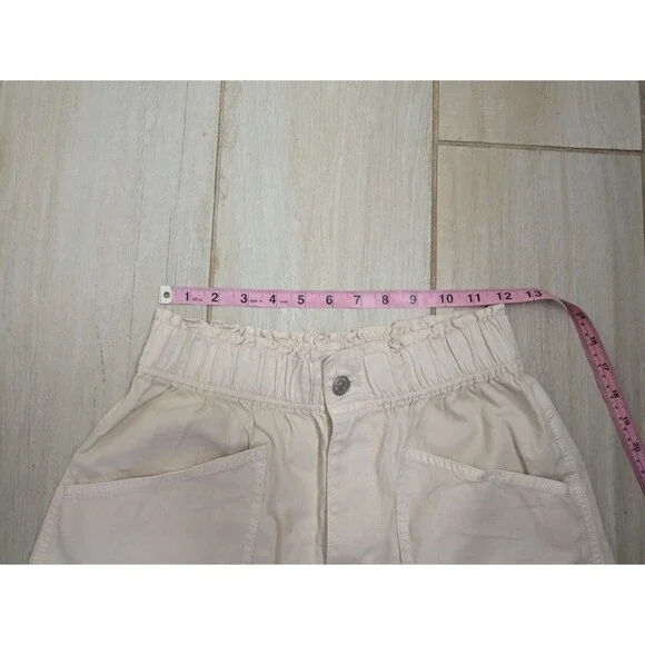 Madewell Denim Pull-On Paperbag Utility Shorts: Garment-Dyed Edition Size 24 - Picture 7 of 9